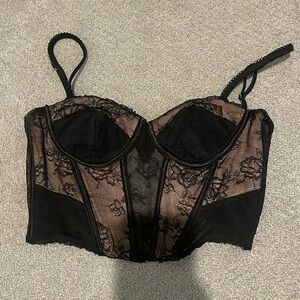 BERSHKA corset top